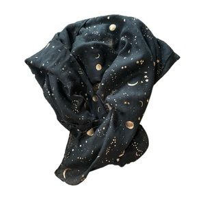 WITCHY GOTH BOHO CELESTIAL SCARF
